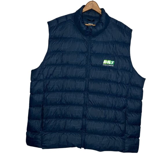 BKT Other - BKT Men's 3XL Blue Ultra Light Packable Duck Down Feather Puffer Vest Jacket
